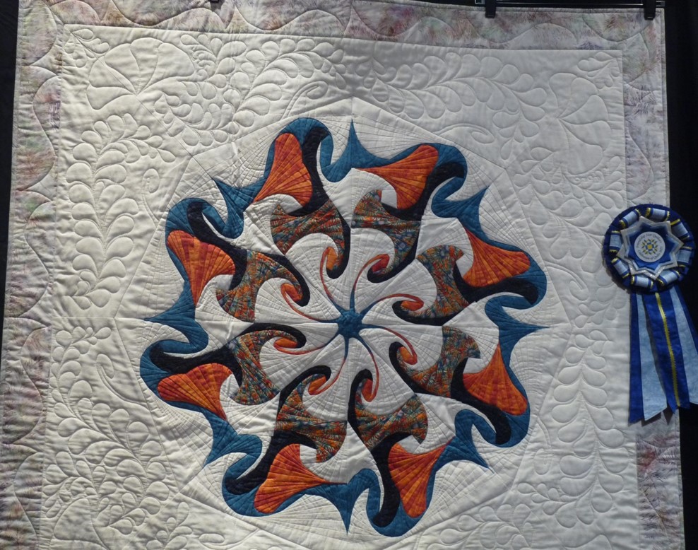 Peggy Weidman: Love At First Sight; 1st Place in Medium Quilts