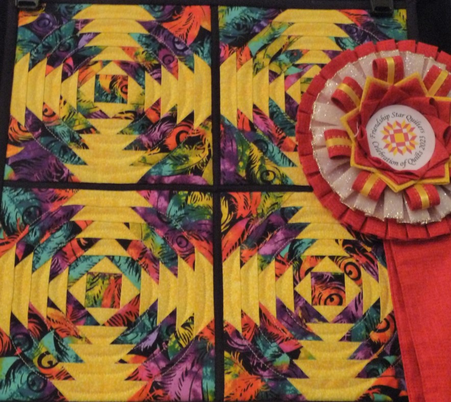 Judy Walsh: One Four One; 2nd Place in Mini Quilts