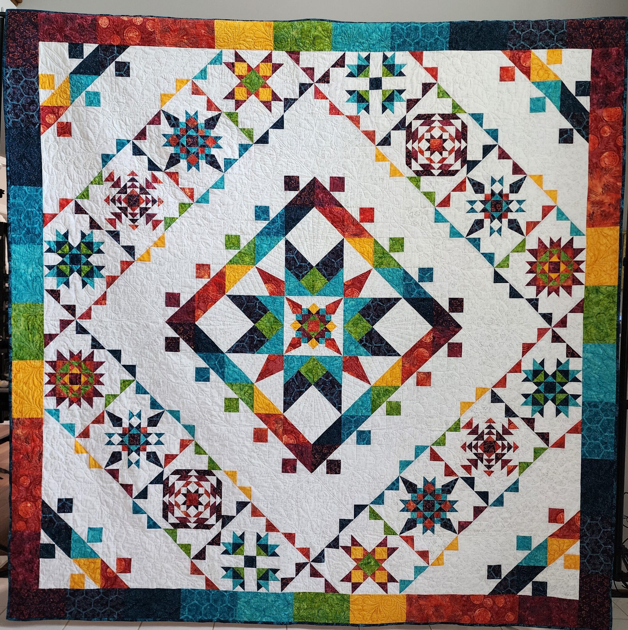 Raffle Quilt: Jubilation — Friendship Star Quilters